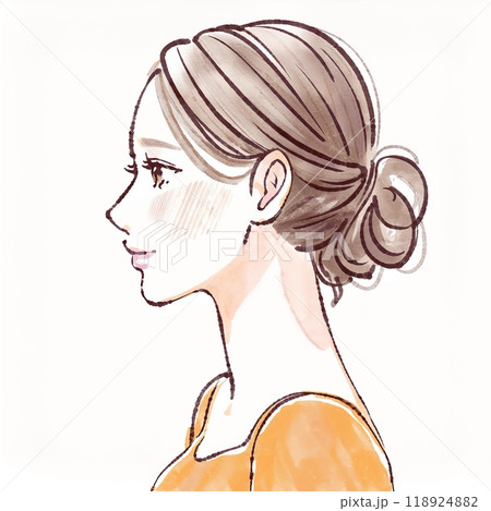 女性・女の子のイラスト素材 118924882