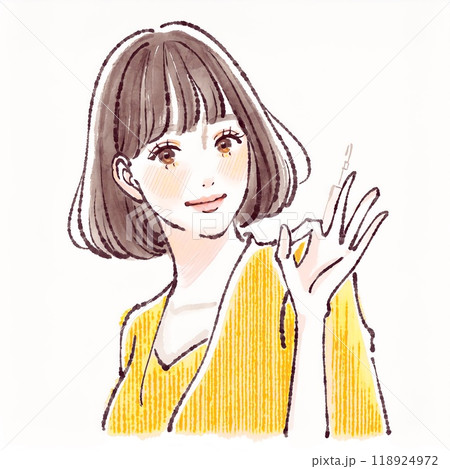 女性・女の子のイラスト素材 118924972