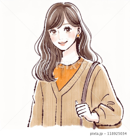 女性・女の子のイラスト素材 118925034