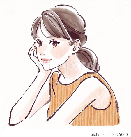 女性・女の子のイラスト素材 118925060