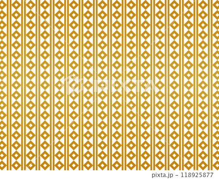 金色の背景画像　年賀状用の和柄背景イラスト　釘抜繋ぎ 118925877