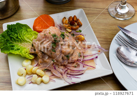 Peruvian ceviche Peruvian ceviche 118927671