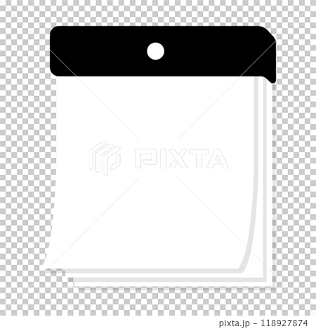 Daily calendar icon illustration Daily calendar icon illustration 118927874