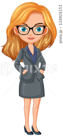 Professional Woman in Business Attire 118928151