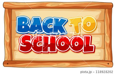 Back to School Sign 118928202