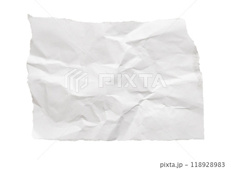 piece of white paper tear isolated on white background piece of white paper tear isolated on white background 118928983