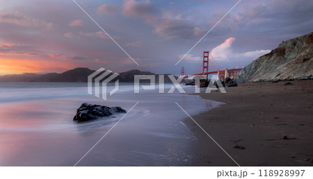 Golden Gate Bridge and Pacific Ocean Golden Gate Bridge and Pacific Ocean 118928997