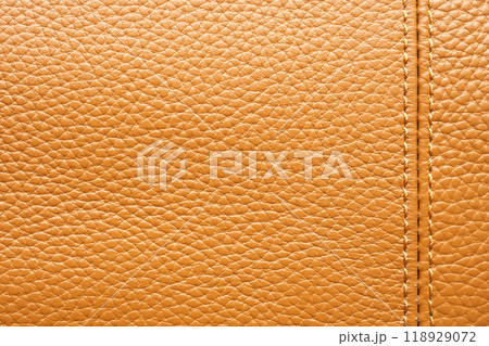luxury brown leather bag texture background with stitching 118929072