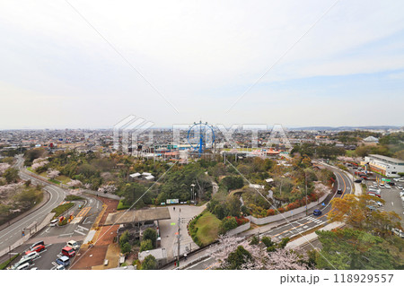 山口県宇部市のときわ公園にある石炭記念館からの展望 118929557