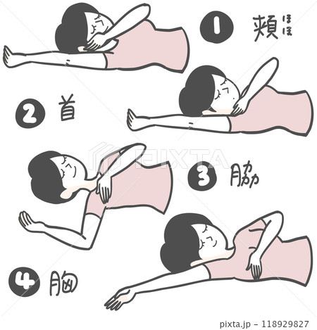 セルフマッサージでセルフケア 118929827