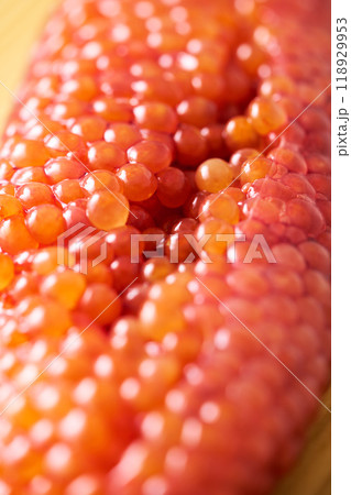 筋子のクローズアップ 118929953