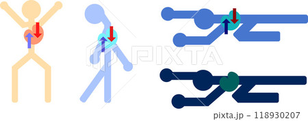 元気　虚弱　瀕死　死去　イラスト 118930207