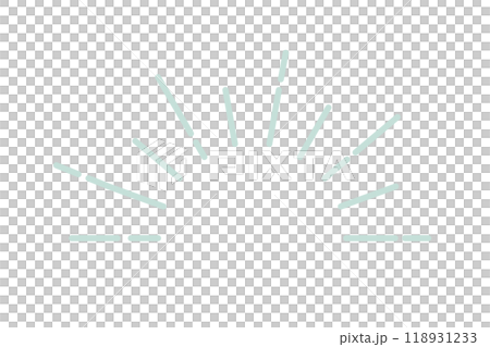 シンプルな強調のイメージ素材　緑 118931233