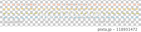 Simple and cute sherbet colored decorative dotted lines Simple and cute sherbet colored decorative dotted lines 118931472