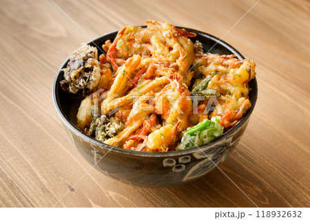 かき揚げ丼 118932632