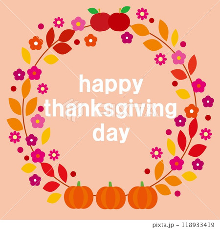 サンクスギビングデー thanksgiving day 感謝祭 サンクスギビングデー thanksgiving day 感謝祭 118933419