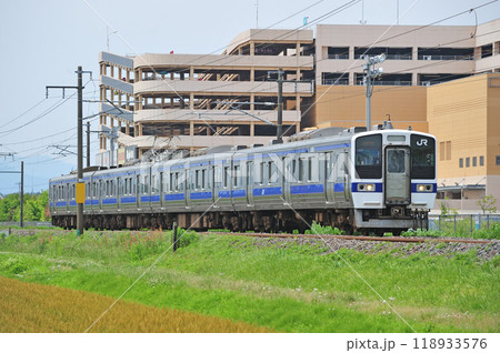 常磐線 内原ー赤塚 JR東日本 415系1500番台 K530編成(勝田) 常磐線 内原ー赤塚 JR東日本 415系1500番台 K530編成(勝田) 118933576