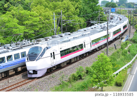 常磐線　赤塚ー偕楽園　JR東日本　E657系　K5編成（勝田）　スーパーひたち　ときわ 118933585