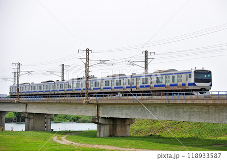 常磐線　勝田ー水戸　JR東日本　E531系　K451編成（勝田） 118933587