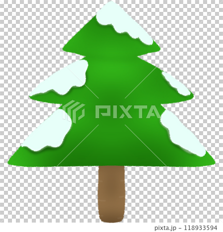 Snow Falling Tree 118933594