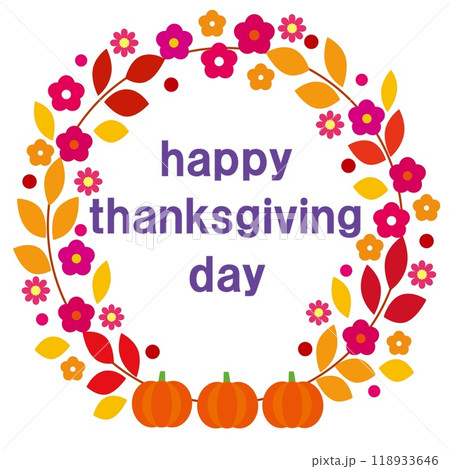サンクスギビングデー　thanksgiving day　感謝祭 118933646