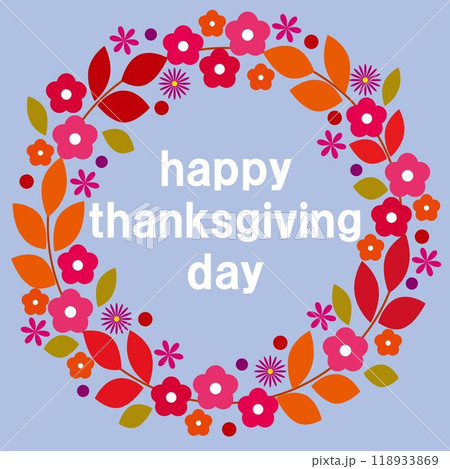 サンクスギビングデー　thanksgiving day　感謝祭 118933869