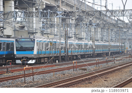 東北本線　尾久ー赤羽　JR東日本　E233系　ウラ159（浦和） 118933971