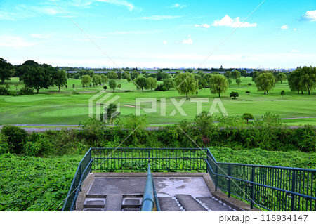 上江橋からの眺め　荒川下流方面　　 118934147