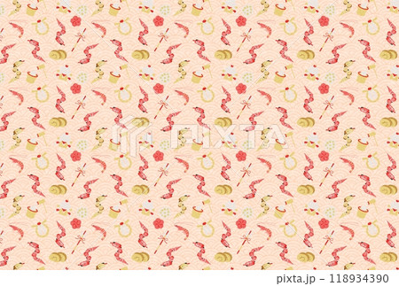 2025巳年イメージ背景 118934390