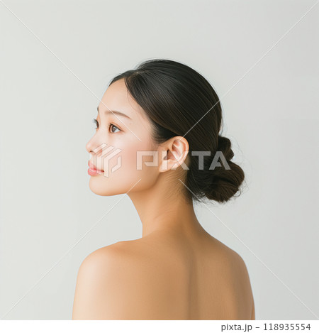 若い女性の美容イメージ「AI生成画像」 若い女性の美容イメージ「AI生成画像」 118935554