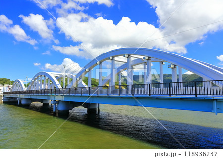 【香川県】財田川に架かる琴弾公園横の(三架橋) 【香川県】財田川に架かる琴弾公園横の(三架橋) 118936237