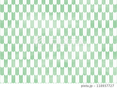 矢絣柄 水彩風 緑 矢絣柄 水彩風 緑 118937727