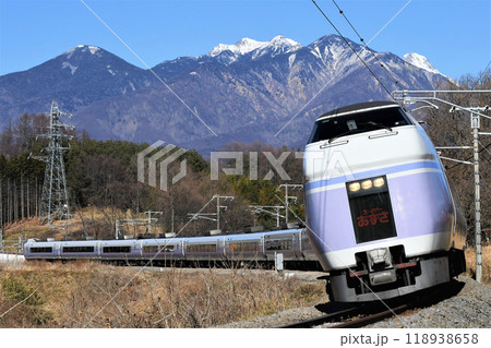 E351系 特急「スーパーあずさ」中央本線② E351系 特急「スーパーあずさ」中央本線② 118938658