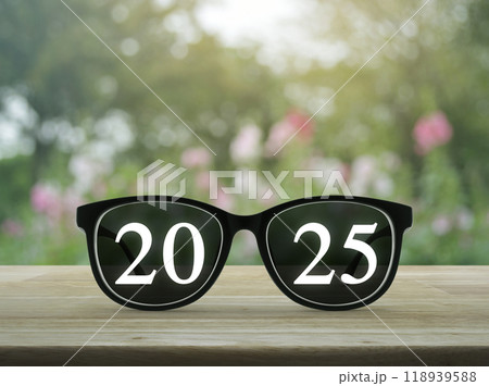 Business vision happy new year 2025 cover concept 118939588