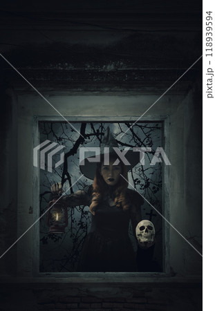 Halloween mystery concept 118939594