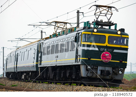 EF81-113・24系　寝台特急「トワイライトエクスプレス」　北陸本線 118940572