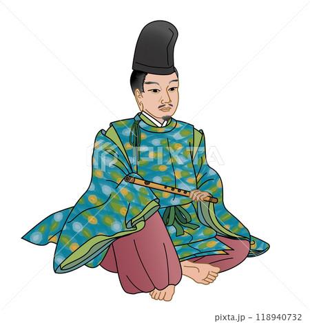 源融　信夫文字摺りの狩衣姿 118940732