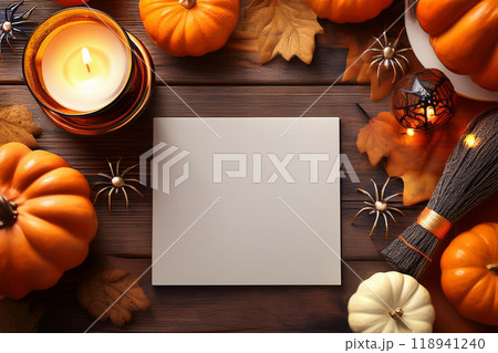 ハロウィンのメッセージボード 118941240