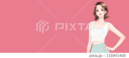 女性・女の子のイラスト素材 118941400
