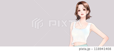 女性・女の子のイラスト素材 118941408