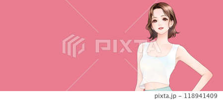 女性・女の子のイラスト素材 118941409