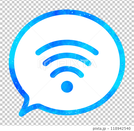 藍色星空 | Wi-Fi 圖示語音氣泡 118942540