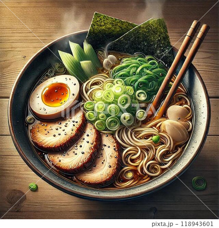 おいしそうな醤油ラーメン おいしそうな醤油ラーメン 118943601