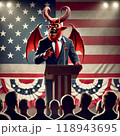アメリカ大統領選の演説 118943695