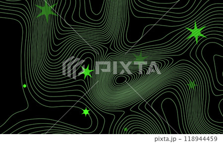 Star funky line retrofuturism. Abstract retro wave lines. Metaverse y2k background. Star funky line retrofuturism. Abstract retro wave lines. Metaverse y2k background. 118944459