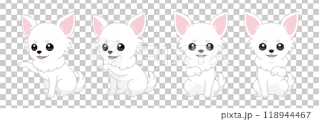 微笑的吉娃娃手姿勢集 118944467