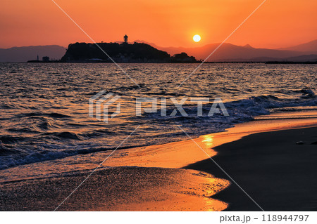 湘南の夕景 湘南の夕景 118944797