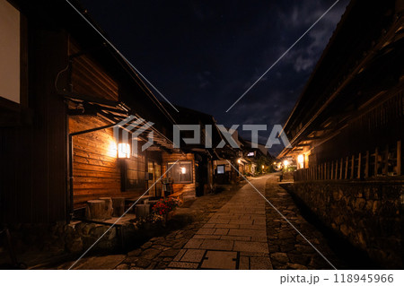 Magome-Juku at Night in Japan 118945966