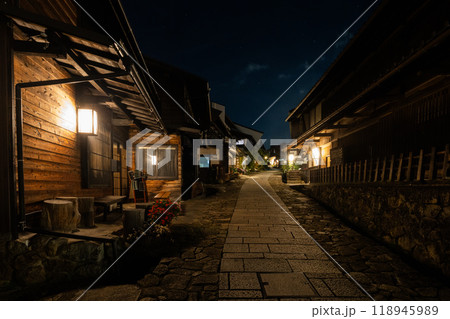 Magome-Juku at Night in Japan 118945989