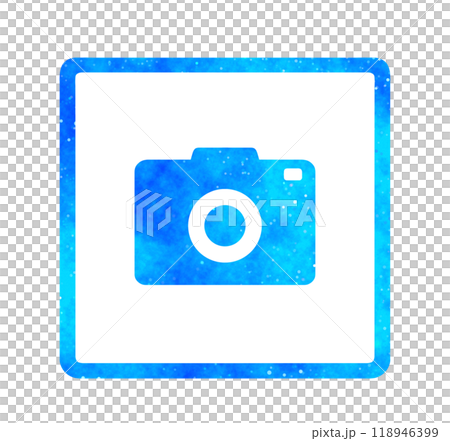 Blue starry sky | Camera icon 118946399